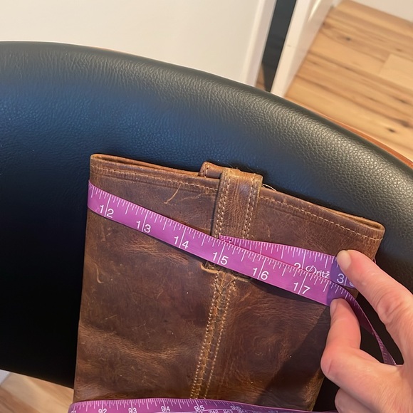 Frye 12R Harness vintage Brown Tall Square Toe Moto Riding Boots Women’s 6.5 - Picture 10 of 12